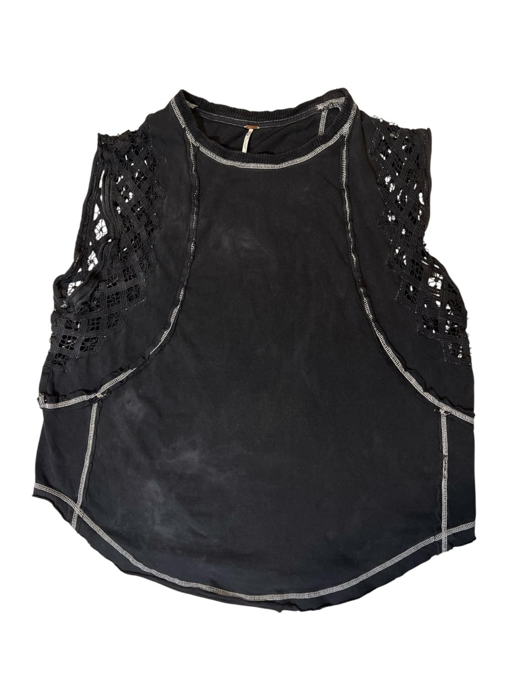 Free People Women's Black Tank Top